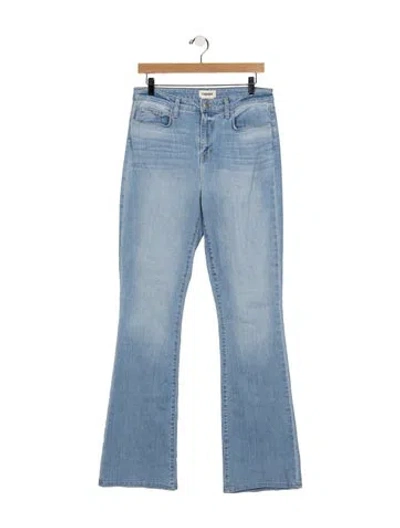 Pre-owned L'agence High-rise Flared Jeans In Blue