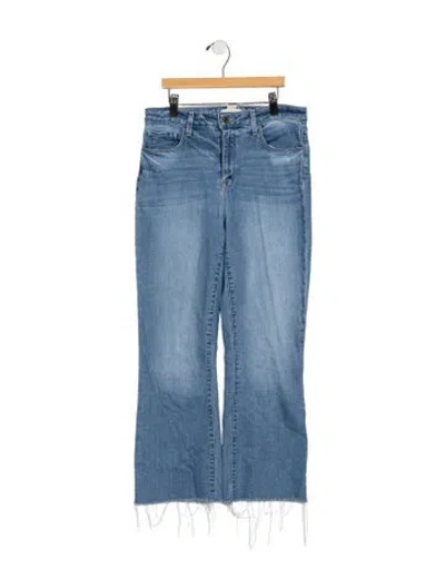 Pre-owned L'agence High-rise Flared Jeans In Blue
