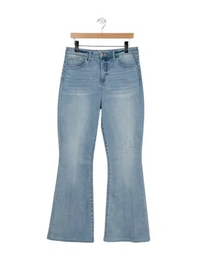 Pre-owned L'agence High-rise Flared Jeans In Blue