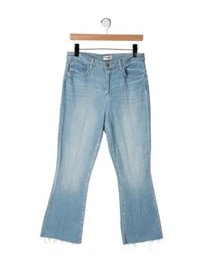 Pre-owned L'agence High-rise Flared Jeans In Blue