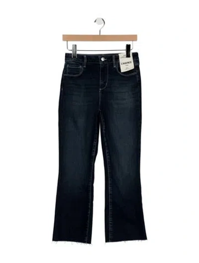 Pre-owned L'agence High-rise Flared Jeans In Blue