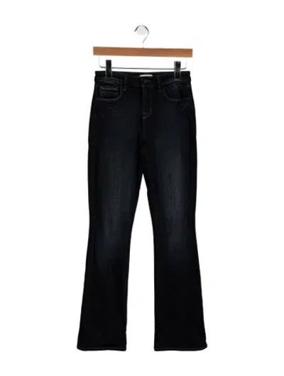 Pre-owned L'agence High-rise Flared Jeans In Blue