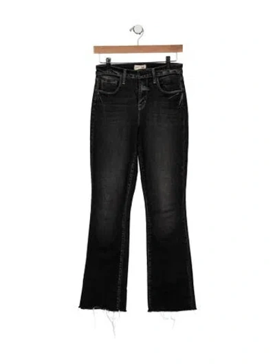 Pre-owned L'agence High-rise Flared Jeans In Blue