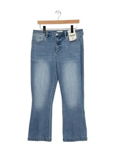 Pre-owned L'agence High-rise Flared Jeans In Blue