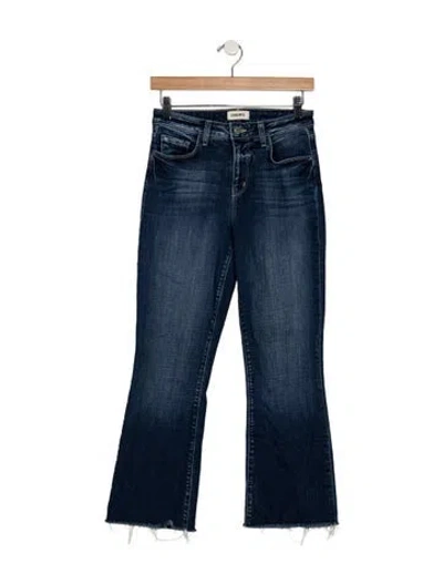Pre-owned L'agence High-rise Flared Jeans In Blue