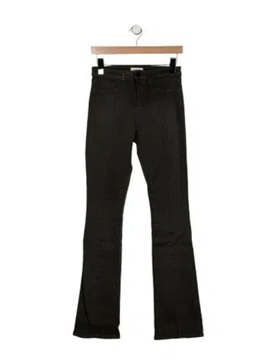 Pre-owned L'agence High-rise Flared Jeans In Gray
