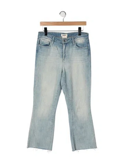Pre-owned L'agence High-rise Flared Jeans In Green