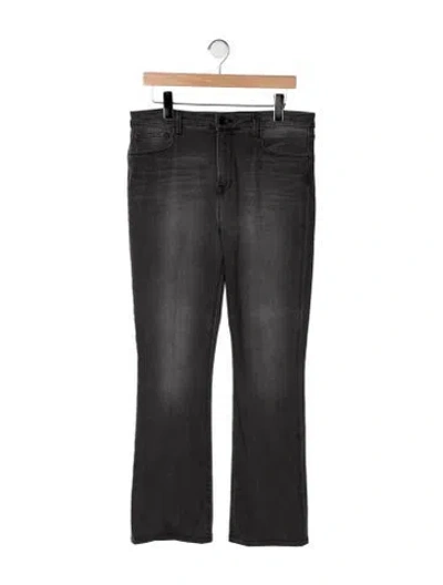 Pre-owned L'agence High-rise Flared Jeans In Grey