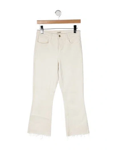 Pre-owned L'agence High-rise Flared Jeans In Multicolor