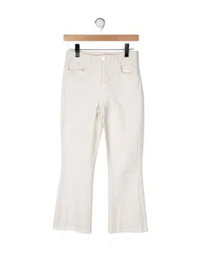 Pre-owned L'agence High-rise Flared Jeans In Neutral