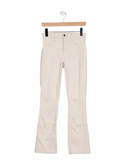 Pre-owned L'agence High-rise Flared Jeans In Neutrals
