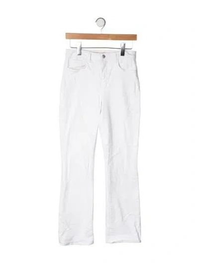 Pre-owned L'agence High-rise Flared Jeans In Neutrals