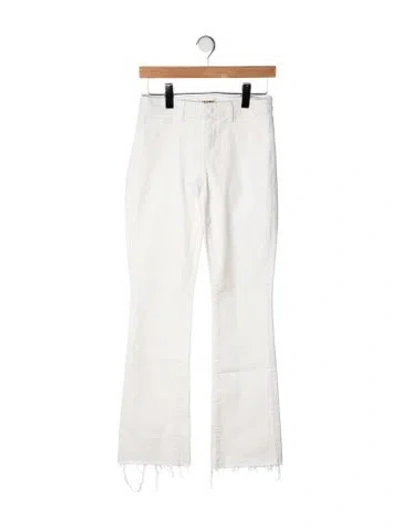 Pre-owned L'agence High-rise Flared Jeans In Neutrals