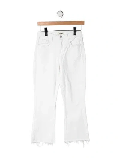 Pre-owned L'agence High-rise Flared Jeans In Neutrals