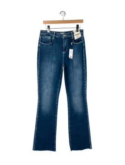 Pre-owned L'agence High-rise Flared Jeans W/ Tags In Blue