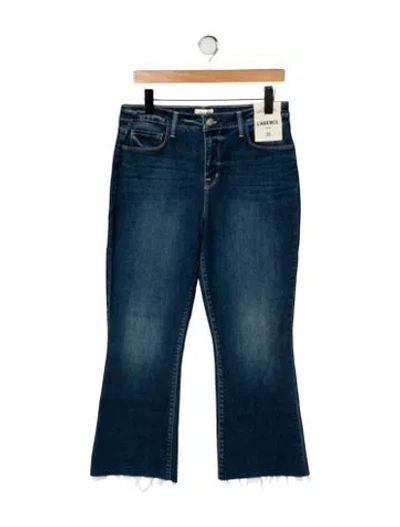 Pre-owned L'agence High-rise Flared Jeans W/ Tags In Blue