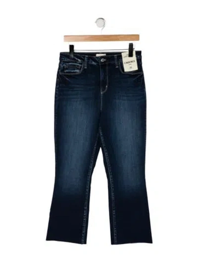 Pre-owned L'agence High-rise Flared Jeans W/ Tags In Blue