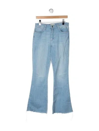 Pre-owned L'agence High-rise Flared Jeans W/ Tags In Blue