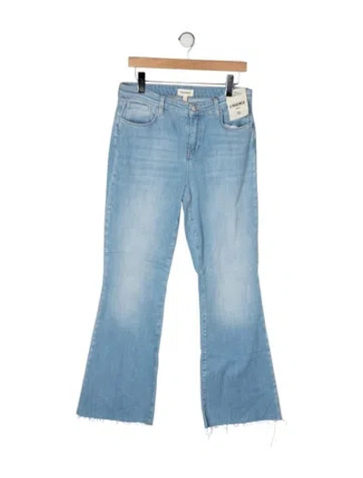 Pre-owned L'agence High-rise Flared Jeans W/ Tags In Blue