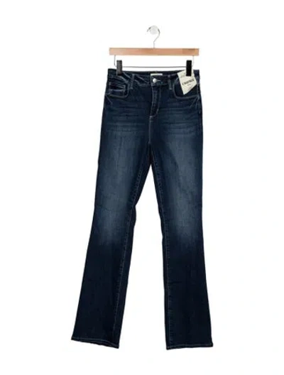 Pre-owned L'agence High-rise Flared Jeans W/ Tags In Blue