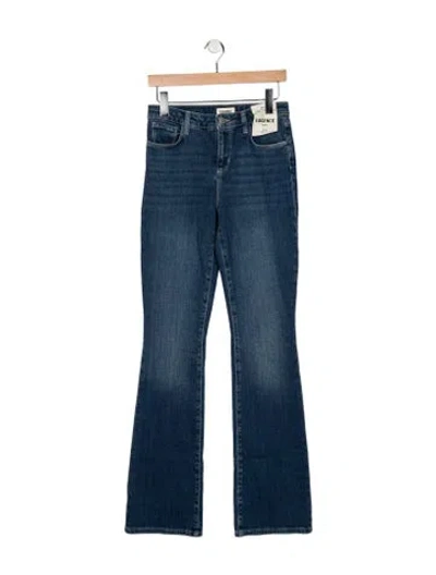 Pre-owned L'agence High-rise Flared Jeans W/ Tags In Blue