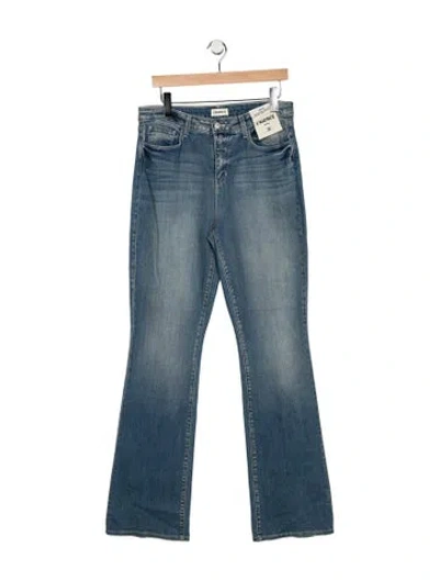 Pre-owned L'agence High-rise Flared Jeans W/ Tags In Blue
