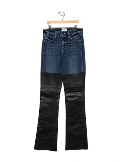 Pre-owned L'agence High-rise Flared Jeans W/ Tags In Blue
