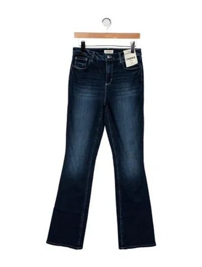 Pre-owned L'agence High-rise Flared Jeans W/ Tags In Blue