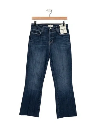 Pre-owned L'agence High-rise Flared Jeans W/ Tags In Blue