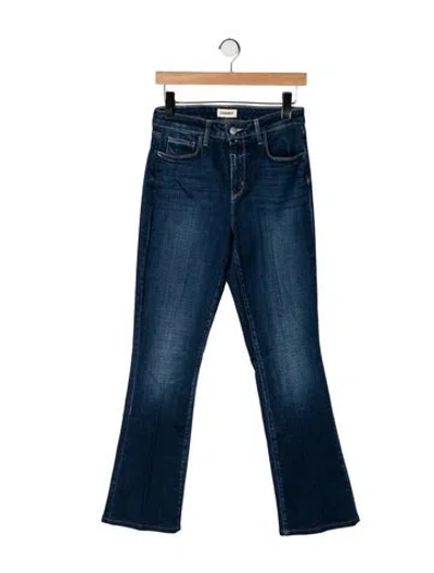 Pre-owned L'agence High-rise Flared Jeans W/ Tags In Blue