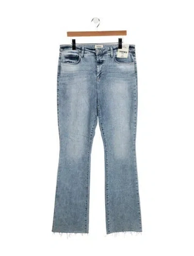Pre-owned L'agence High-rise Flared Jeans W/ Tags In Blue