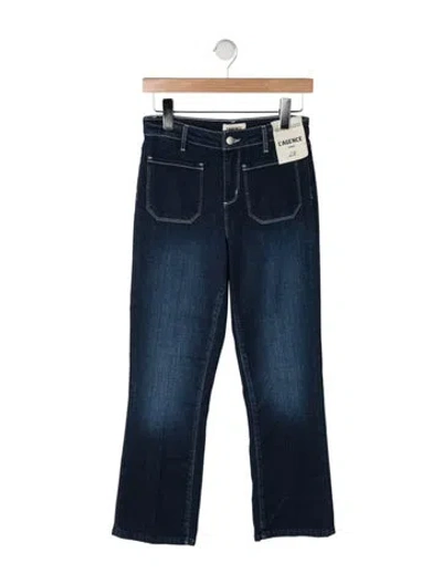 Pre-owned L'agence High-rise Flared Jeans W/ Tags In Blue