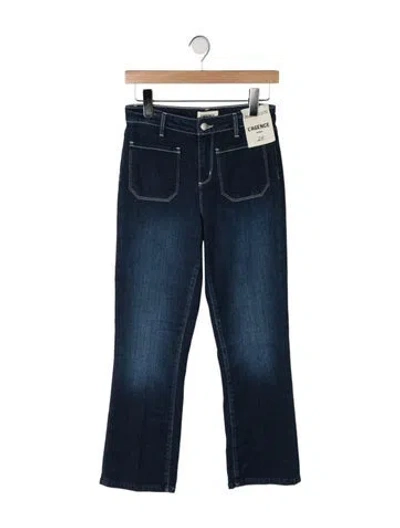 Pre-owned L'agence High-rise Flared Jeans W/ Tags In Blue