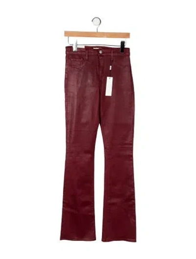Pre-owned L'agence High-rise Flared Jeans W/ Tags In Brown