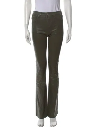 Pre-owned L'agence High-rise Flared Jeans W/ Tags In Green