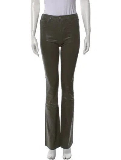 Pre-owned L'agence High-rise Flared Jeans W/ Tags In Green