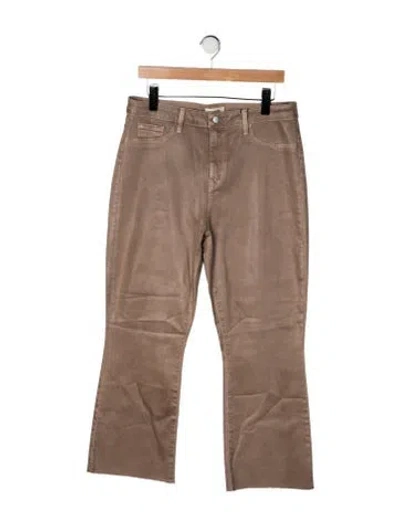 Pre-owned L'agence High-rise Flared Jeans W/ Tags In Neutral
