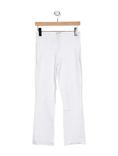 Pre-owned L'agence High-rise Flared Jeans In White
