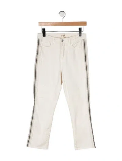 Pre-owned L'agence High-rise Flared Jeans In Yellow