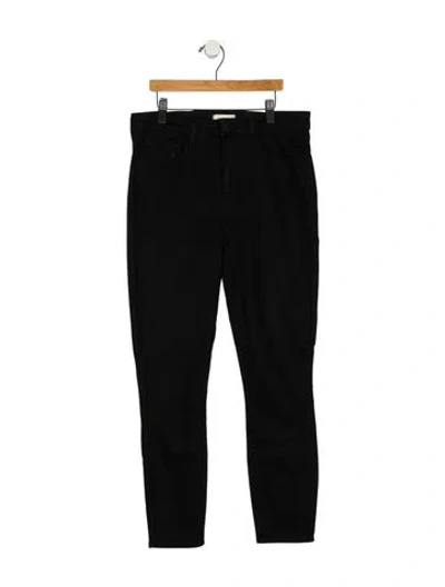 Pre-owned L'agence High-rise Skinny Leg Jeans In Black