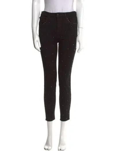Pre-owned L'agence High-rise Skinny Leg Jeans In Black
