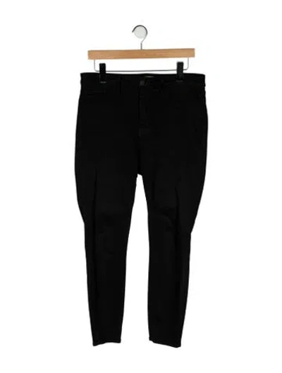 Pre-owned L'agence High-rise Skinny Leg Jeans In Black