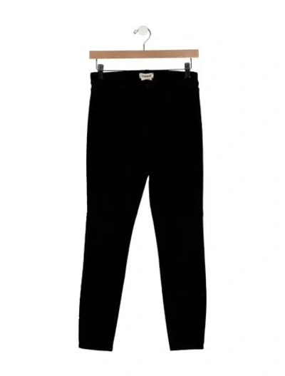 Pre-owned L'agence High-rise Skinny Leg Jeans In Black