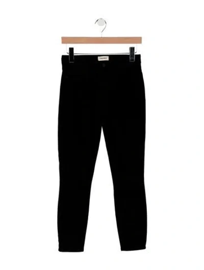 Pre-owned L'agence High-rise Skinny Leg Jeans In Black