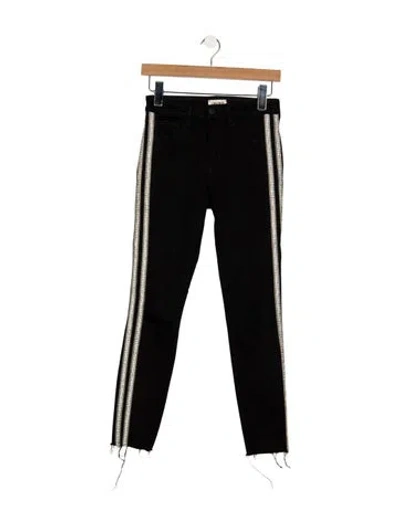 Pre-owned L'agence High-rise Skinny Leg Jeans In Black