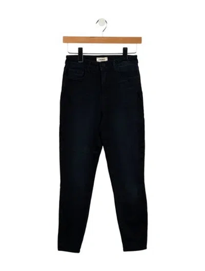Pre-owned L'agence High-rise Skinny Leg Jeans In Blue