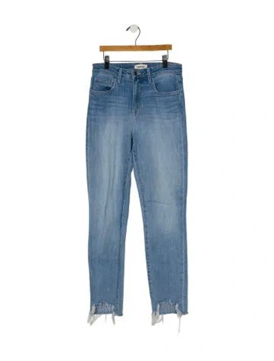 Pre-owned L'agence High-rise Skinny Leg Jeans In Blue