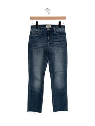 Pre-owned L'agence High-rise Skinny Leg Jeans In Blue