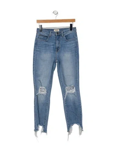 Pre-owned L'agence High-rise Skinny Leg Jeans In Blue