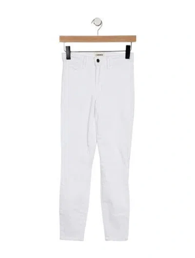 Pre-owned L'agence High-rise Skinny Leg Jeans In Blue